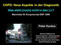 Neue Aspekte in der Diagnostik