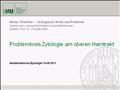 Problemkreis Urinzytologie am oberen Harntrakt