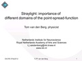 Part I. Visual Optics: Straylight: Importance of different domains of the point-spread- function