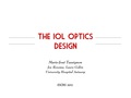 Part I. Visual Optics: IOL optics
