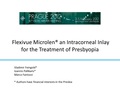 Flexivue Microlen® an intracorneal inlay for the treatment of presbyopia