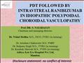 PDT followed by intravitreal ranibizumab in idiopathic polypoidal choroidal vasculopathy